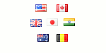 USA, Canada, UK, Japan, India, Australia, Belgium